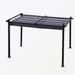 R&M Furniture 13 Ft. W x 10 Ft. D Steel Patio Gazebo Hardtop/Metal/Steel in Black/Gray | 89.36 H x 156.99 W x 118.01 D in | Wayfair