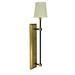 Sconces 1 Light Sconce By Everly Quinn Metal/Fabric in Black/Yellow | 30 H x 6 W x 6 D in | Wayfair 603EF640EB29456898ADDB0A11FAE93E