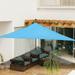 10ftx10ftx10ft Sun Shade Sail Garden Patio Awning Canopy Waterproof UV Triangle Cover Blue