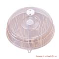 ROBOT-GXG Plate Cover Anti-Splatter Lid for Microwave with Steam Vent Bowl Food Protection Dome Plastic