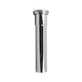 Thrifco Plumbing 4400647 22 Gauge 1-1/2 Inch x 8 Inch Chrome Plated Brass Tubular Extension Tube Slip Joint Connection - Includes Nuts and Washers