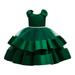 Children S Dress Princess Dress Girls Summer Dress Beaded Bow Knot Puff Cake Dress Big Children S Festival Baby Girl Clothes