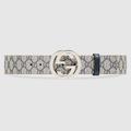 GUCCI GG Supreme Belt With G Buckle, Size 90