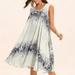 WQJNWEQ Clearance Summer Dresses For Women 2023 Women S Plus Size Sleeveless Floral Casual Midi Dress Beach Loose Sundress