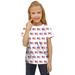 American Flag Kids Toddler Children Unisex Spring Summer Active Fashion Daily Daily Indoor Outdoor Print Short Sleeve American Tshirt Clothing 4Th Of July Tops Shirt White 120