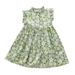 Pimfylm Going Out Dresses For Toddler Toddler Baby Girls Dress Ruffle Halter Sleeveless Backless Dresses Summer Beach Dress Clothes 2023 Green 5-6 Years