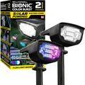Bell+Howell Bionic Color Burst Outdoor Light Solar Powered Color Changing 4 Light Modes