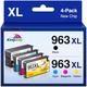 KINGWAY 963XL Ink Cartridges Multipack Remanufactured for HP 963 963XL Ink Cartridges Multipack for HP Officejet Pro 9010 Ink Cartridges for HP OfficeJet Pro 9020 9014 9022 9015 9019 9025 9018 9016