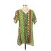 Point One Casual Dress: Green Dresses - Women's Size Small