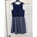 Jessica Simpson Dresses | $138 Jessica Simpson Navy Eyelet Cotton Fit Flare Sleeveless Dress ~ 6 | Color: Blue | Size: 6