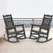 Red Barrel Studio® Gilus Rocking Chair Plastic in Gray | 43.61 H x 27.69 W x 35.04 D in | Wayfair FA4750EB2F59437AB688BCC72B143449