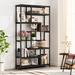 Latitude Run® Rosalyna 70.9" H x 39.4" W Steel Geometric Bookcase in Black | 70.9 H x 39.4 W x 11.8 D in | Wayfair BD4638E7A1DC42EC96B3A094C3CF96CF