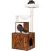 Tucker Murphy Pet™ 50" Delasha Cat Tree Manufactured Wood in Brown | 49.6 H x 19.37 W x 17.72 D in | Wayfair 4B0D5242912E43379D9EE6125A773EC5