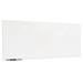 Floating White Magnetic Glass Board 48 X 96 Inches Eased Corners With Low Iron Glass