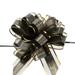 20pcs 7 Inch Large Pull Bow Gift Wrapping Bows Ribbon Organza Black for Wedding Baskets Presents