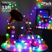 TORCHSTAR 33ft 100 LEDs Globe Fairy Lights Plug-in 8 Modes Color Changing String Light Wall Patio Party Home Wedding Decor Indoor Outdoor Pack of 2