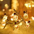 Led Lights Holiday Decoration Lights Snowman Santa Claus Decoration Light String Led Copper Wire Light String