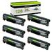 GREENCYCLE 6 Pack Compatible CRG128 Black Toner Cartridge Replacement for Canon 128 C128 High Yield Toner Use with ImageClass D530 D550 MF4400 MF4770n MF4870dn Printer