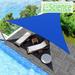 Sun Shade Sail UV Block Fabric Canopy Equilateral Triangle Water and Air Permeable & UV Resistant for Patio Garden Patio