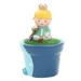 Baozhu Succulent Plant Pot Little Prince Shape Indoor Bonsai Plant Pots for Cars Desks & Home Decoration