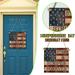 RKSTN 4th of July Hanging Door Sign Independence Day Decorations American Rustic Wooden Plaque with Rope Wood American Flag for Front Door Porch Wall Window Decor on Clearance