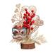 Lantern Tree Ornaments Light Home Decorations Artificial Bouquet New Year Wood Tabletop Warm White Miniature Models Lamp