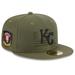 Men's New Era Green Kansas City Royals 2023 Armed Forces Day On-Field 59FIFTY Fitted Hat