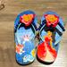 Disney Shoes | Disney Flip Flop Sandals Shoes Girls | Color: Blue | Size: 13g
