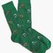 J. Crew Underwear & Socks | Jcrew Men's Trouser Socks- Soccer Players- Super Fun Nwt | Color: Green/Red | Size: Os