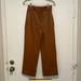 Zara Pants & Jumpsuits | *Nwt* Zara Brown Faux Leather Pants | Color: Brown/Tan | Size: Xs