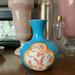 Anthropologie Accents | Anthropologie Garden Glimpse Butterfly Bud Vase | Color: Blue/Orange | Size: Os