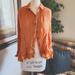 Free People Tops | Freepeople High-Low Flutter Top | Color: Orange | Size: S