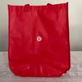 Lululemon Athletica Bags | Lululemon Red & White Large Reusable Tote Bag | Color: Red/White | Size: Os