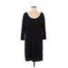 Gap Casual Dress - Sweater Dress: Black Solid Dresses - Women's Size Medium