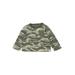 Mudpie Baby Long Sleeve Button Down Shirt: Green Camo Tops - Size 3-6 Month