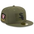 Men's New Era Green Chicago White Sox 2023 Armed Forces Day On-Field 59FIFTY Fitted Hat