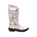 Bogs Rainboot Vintage Rose Shoes - Women's Ivory Multi 10 72979-114-10