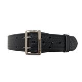 Perfect Fit 2.25in Fully Lined Sam Browne Leather Belt Basket Weave Chrome Buckle Black 38 8000-BW-CH-38