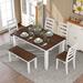 Red Barrel Studio® Dining Set Wood in Brown | 30 H x 36 W x 60 D in | Wayfair A6F745877A3D447E8C66BDCE7C860517