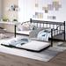 Red Barrel Studio® Nitin Full/Double Platform Bed, Steel in Black | 40 H x 56 W x 79 D in | Wayfair D601F675E4FC404BA6DF05450C9B541C