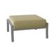 Woodard Fremont Outdoor Ottoman w/ Cushion Metal in Brown | 14.8 H x 28.25 W x 25.8 D in | Wayfair 9U0486-72-22M