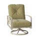 Woodard Fremont Outdoor Rocking Metal Chair in Gray/Brown | 35.5 H x 28.25 W x 35.75 D in | Wayfair 9U0477-70-05Y