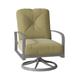 Woodard Fremont Outdoor Rocking Metal Chair in Gray/Brown | 35.5 H x 28.25 W x 35.75 D in | Wayfair 9U0477-72-20T
