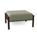 Woodard Jax Outdoor Ottoman w/ Cushion Metal in Brown | 13 H x 28.75 W x 24.5 D in | Wayfair 2J0086-48-92M