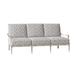Woodard Wiltshire Patio Sofa w/ Cushions Metal/Sunbrella® Fabric Included in Gray | 35.5 H x 75 W x 38.8 D in | Wayfair 4Q0420-70-51N