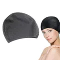 Bonnet de bain en Silicone pour adultes confortable élastique protège les oreilles pour femmes