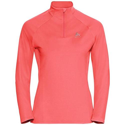 ODLO Damen Midlayer 1/2 zip ESSENTIAL CER, Größe XL in Pink