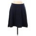 Old Navy Casual A-Line Skirt Knee Length: Blue Print Bottoms - Women's Size Small