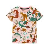 B91xZ Toddler Tops Boys Toddler Boys Short Sleeve Tees Cotton Casual Animals Graphic Crewneck Summer Top Clothes T Shirts Boys Graphic Tees Size 5-6 Years