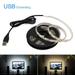 Anvazise 0.5/1/2/3/4/5m DC 5V USB 3528 SMD LED Strip Light Wardrobe TV Background Decor Cold White 0.5M